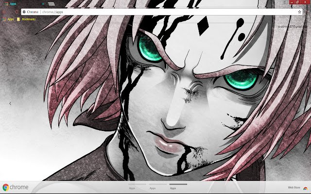 Naruto Sakura Haruno  from Chrome web store to be run with OffiDocs Chromium online