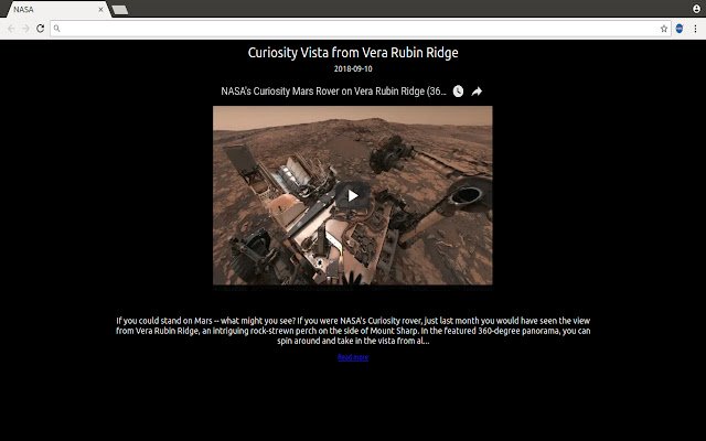 NASA Picture of the Day  from Chrome web store to be run with OffiDocs Chromium online