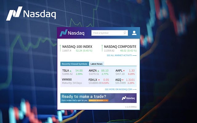 Nasdaq  from Chrome web store to be run with OffiDocs Chromium online