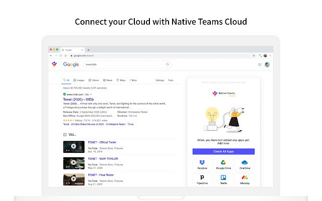 Native Drive  from Chrome web store to be run with OffiDocs Chromium online