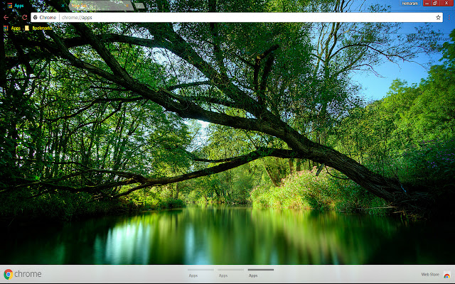 Nature Blue Cloud Landscape de Chrome web store se ejecutará con OffiDocs Chromium en línea