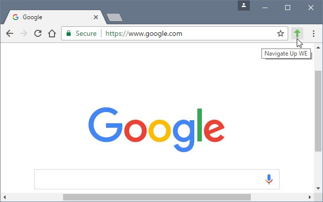 Navigate Up WE  from Chrome web store to be run with OffiDocs Chromium online