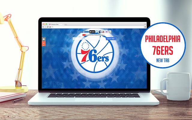 NBA Philadelphia 76ers New Tab من متجر Chrome الإلكتروني ليتم تشغيله مع OffiDocs Chromium عبر الإنترنت