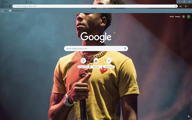 NBA YoungBoy Theme aus dem Chrome-Webshop zur Ausführung mit OffiDocs Chromium online