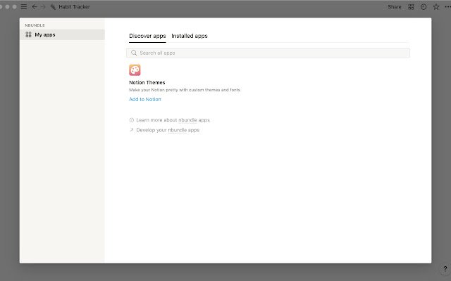 nbundle App Store for Notion  from Chrome web store to be run with OffiDocs Chromium online