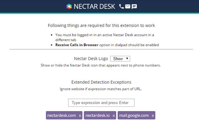 Chrome web mağazasından Kuzey Amerika için Nectar Desk, OffiDocs Chromium çevrimiçi ile çalıştırılacak