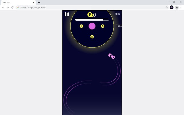 Neon Drift Game  from Chrome web store to be run with OffiDocs Chromium online