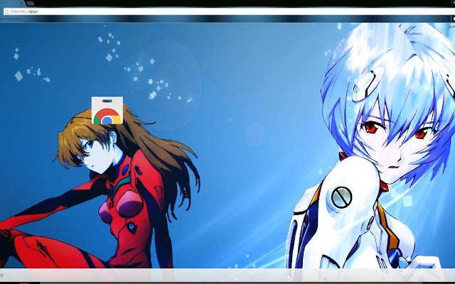 Neon Genesis Evangelion: Rei en Asuka uit de Chrome-webwinkel worden uitgevoerd met OffiDocs Chromium online