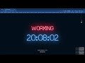 Neon work clock newtab  from Chrome web store to be run with OffiDocs Chromium online