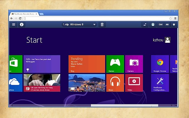 NeoRouter Remote Access  from Chrome web store to be run with OffiDocs Chromium online