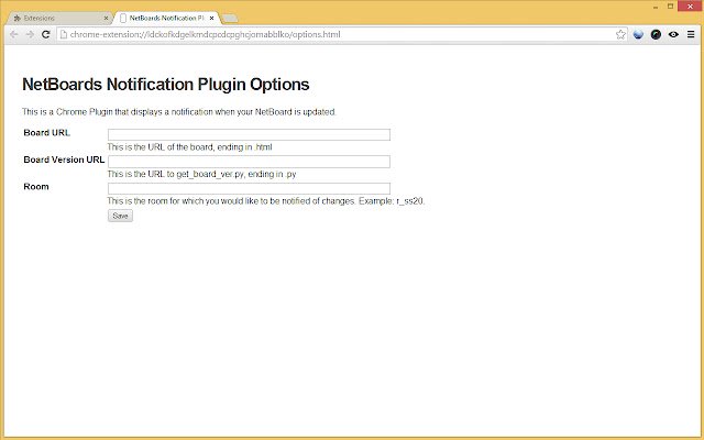 NetBoards Notification Plugin  from Chrome web store to be run with OffiDocs Chromium online