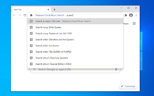 Netease Cloud Music Search  from Chrome web store to be run with OffiDocs Chromium online