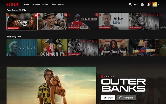 Netflix Keyboard Controller  from Chrome web store to be run with OffiDocs Chromium online