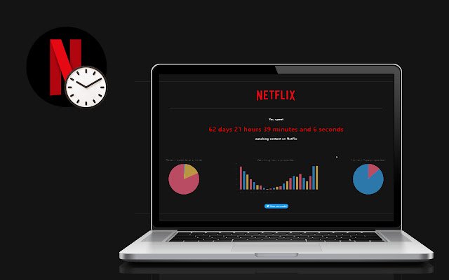 Netflix Watchtime จาก Chrome เว็บสโตร์ที่จะทำงานร่วมกับ OffiDocs Chromium ออนไลน์