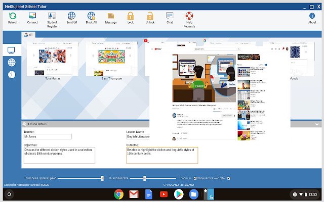 NetSupport School Tutor  from Chrome web store to be run with OffiDocs Chromium online