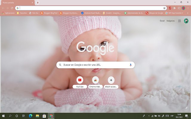 Nouveau-né bébé fille de la boutique en ligne Chrome à exécuter avec OffiDocs Chromium en ligne