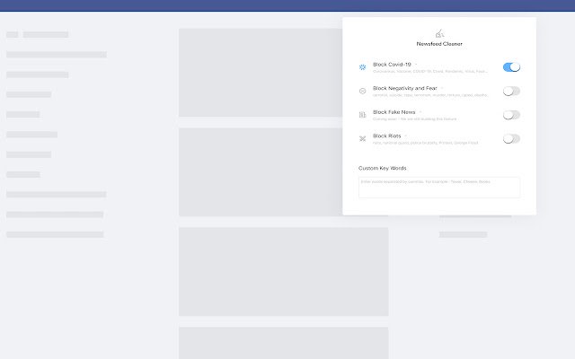 Newsfeed Cleaner  from Chrome web store to be run with OffiDocs Chromium online