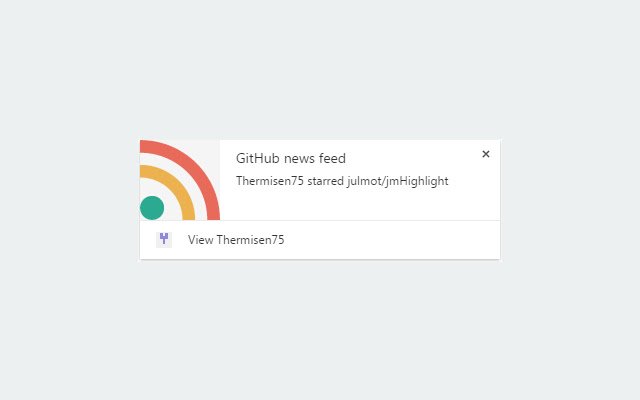 News Feed for GitHub  from Chrome web store to be run with OffiDocs Chromium online