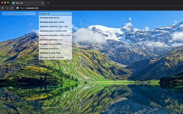 NewTab Beautiful Images  Simple Search  from Chrome web store to be run with OffiDocs Chromium online