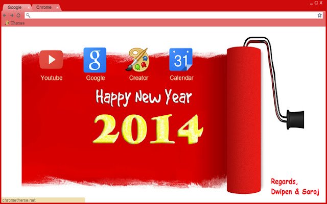 New Year 2014  from Chrome web store to be run with OffiDocs Chromium online