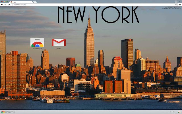 New York Theme  from Chrome web store to be run with OffiDocs Chromium online