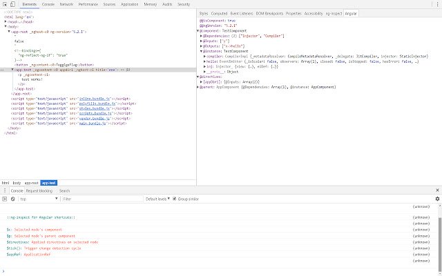 ng inspect for Angular(1.x/4+/Ivy)  from Chrome web store to be run with OffiDocs Chromium online