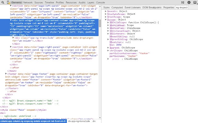 ng inspect for AngularJS  from Chrome web store to be run with OffiDocs Chromium online