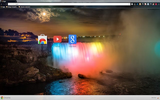 Niagara Falls At Night  from Chrome web store to be run with OffiDocs Chromium online