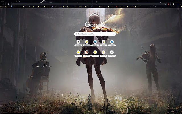 Nier Automata Music  from Chrome web store to be run with OffiDocs Chromium online