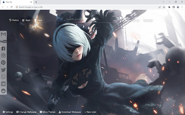 NieR Wallpaper  from Chrome web store to be run with OffiDocs Chromium online