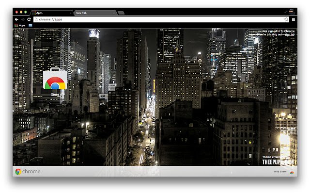 Night Time In New York City  from Chrome web store to be run with OffiDocs Chromium online