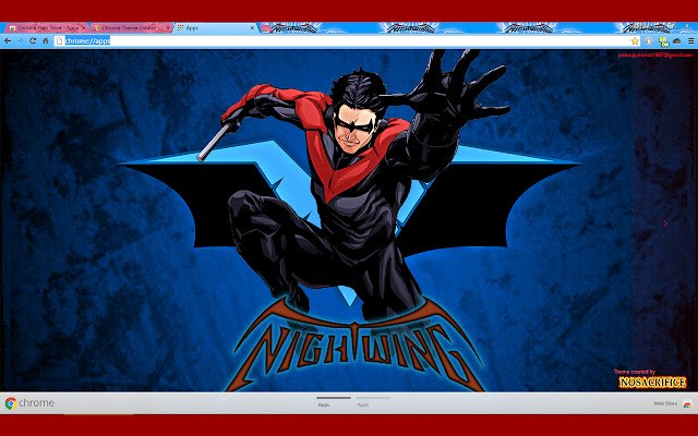 Nightwing in Red 1600px  from Chrome web store to be run with OffiDocs Chromium online