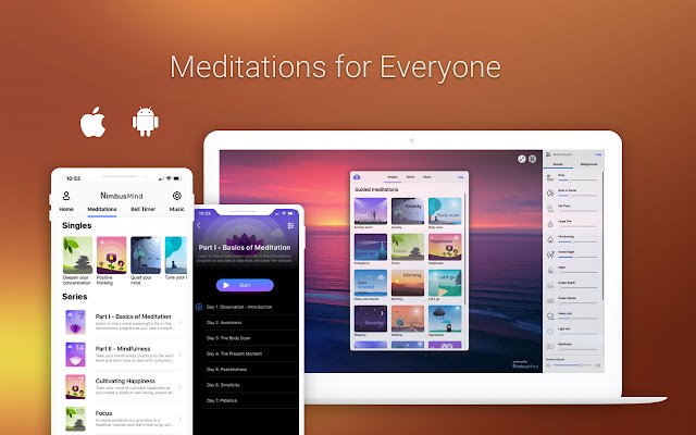 NimbusMind: Meditation, Relax, and Calm  from Chrome web store to be run with OffiDocs Chromium online