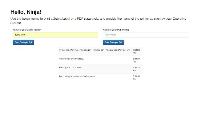 Ninja Printer  from Chrome web store to be run with OffiDocs Chromium online