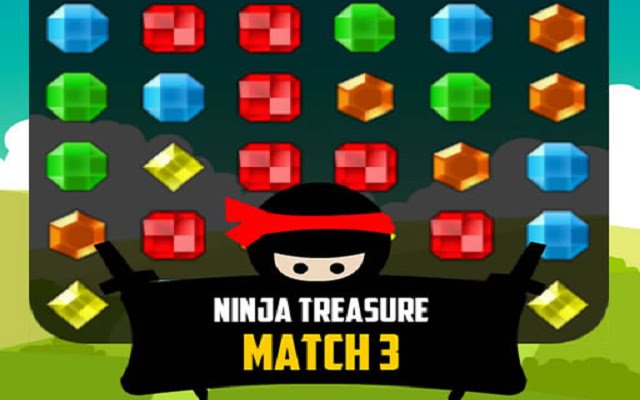 Ninja Treasure Match 3  from Chrome web store to be run with OffiDocs Chromium online