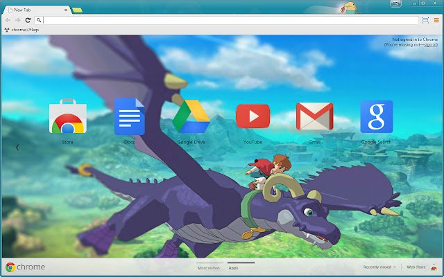 Ni No Kuni Dragon Ride  from Chrome web store to be run with OffiDocs Chromium online