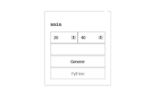 NNIN Generator  from Chrome web store to be run with OffiDocs Chromium online