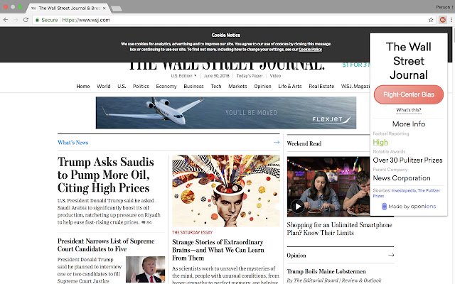 No Bias News  from Chrome web store to be run with OffiDocs Chromium online