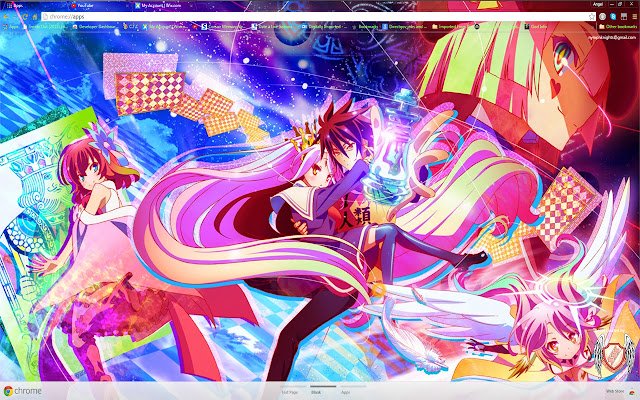 No Game No Life 01 1366x768  from Chrome web store to be run with OffiDocs Chromium online