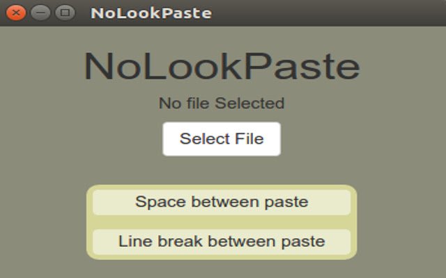 NoLookPaste de la boutique en ligne Chrome doit être exécuté avec OffiDocs Chromium en ligne