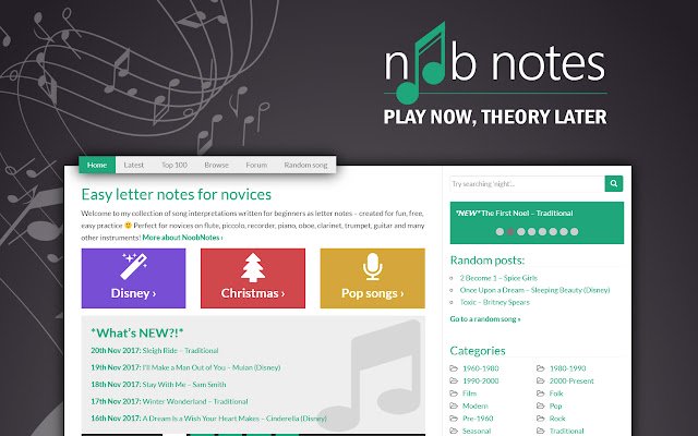 Noob Notes  from Chrome web store to be run with OffiDocs Chromium online