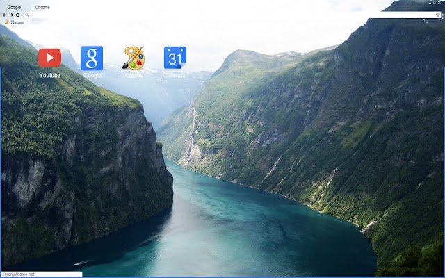 Norwegian Fjord Theme  from Chrome web store to be run with OffiDocs Chromium online