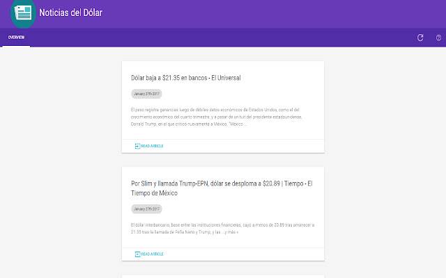 Noticias del Dólar dal Chrome web store da eseguire con OffiDocs Chromium online