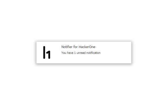 Notifier for HackerOne  from Chrome web store to be run with OffiDocs Chromium online