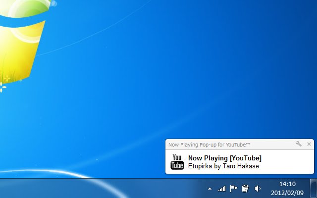 Now Playing Pop up for YouTube™  from Chrome web store to be run with OffiDocs Chromium online