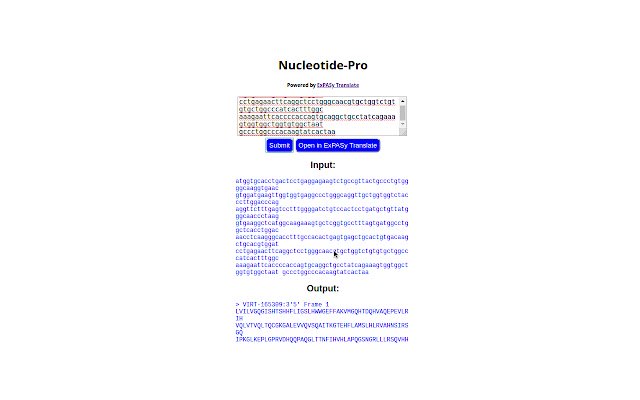 nucleotide pro de la boutique en ligne Chrome à exécuter avec OffiDocs Chromium en ligne