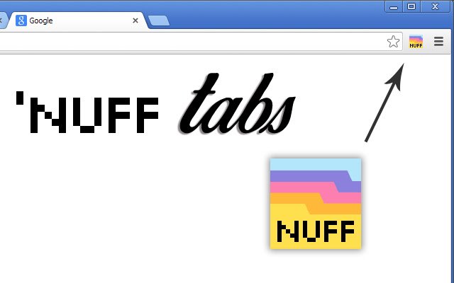 Nuff Tabs  from Chrome web store to be run with OffiDocs Chromium online