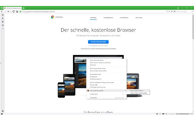 Nuke anything reloaded  from Chrome web store to be run with OffiDocs Chromium online