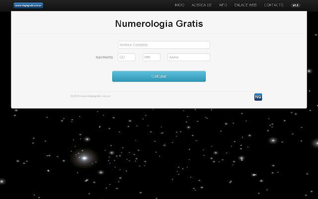 Numerologia Gratis App  from Chrome web store to be run with OffiDocs Chromium online