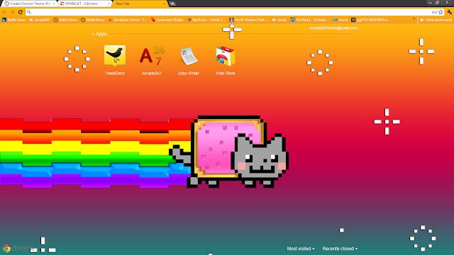 NYANCAT  from Chrome web store to be run with OffiDocs Chromium online